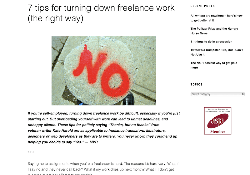 7 Tips for Turning Down Freelance Work (The Right Way)