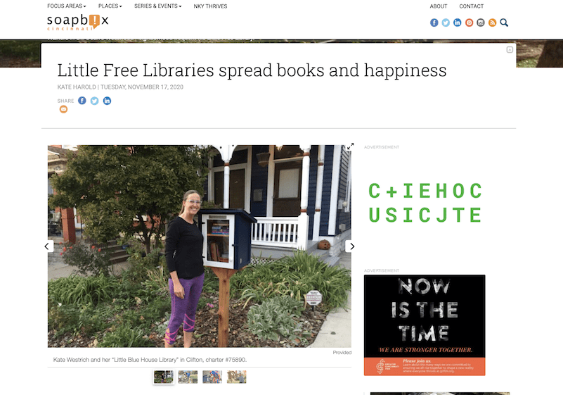 Little Free Libraries Spread Books and Happiness