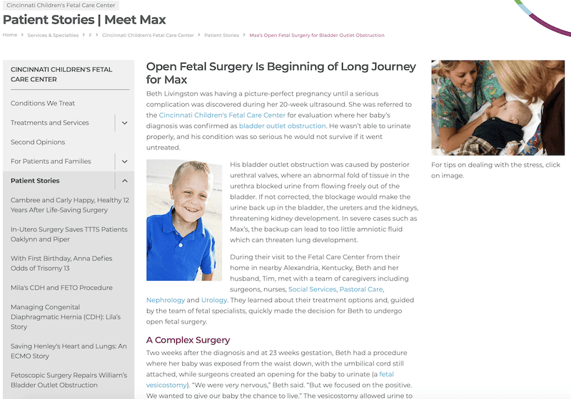 Open Fetal Surgery Is Beginning of Long Journey for Max